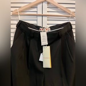 NEW Marni Loose Wide Leg Wool Culottes Pants Size 40IT